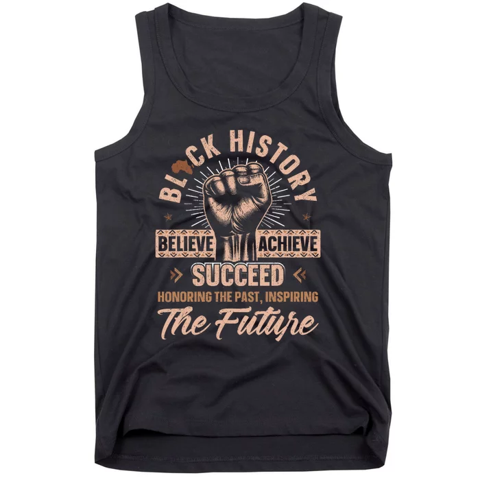 Honoring Past Inspiring Future Black History Month Tank Top