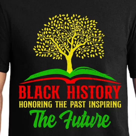 Honoring Past Inspiring Future Juneteenth Black History Funny Gift Pajama Set