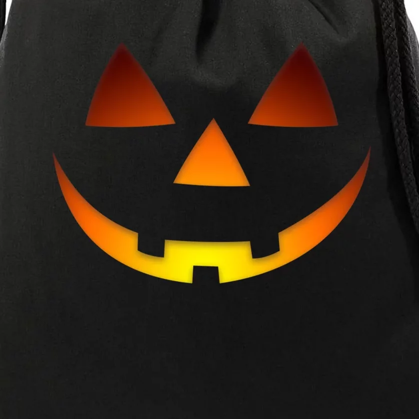 Happy Pumpkin Jack-O-Lantern Halloween Costume Hoodie Drawstring Bag