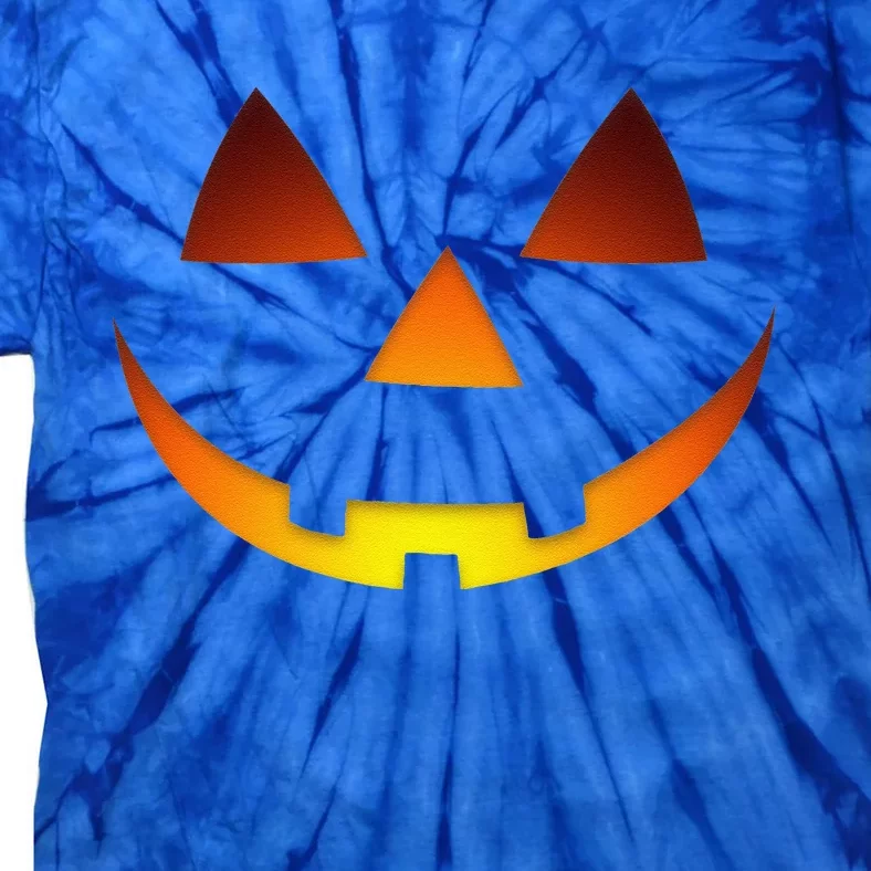 Happy Pumpkin JackOLantern Halloween Costume Funny Tie-Dye T-Shirt