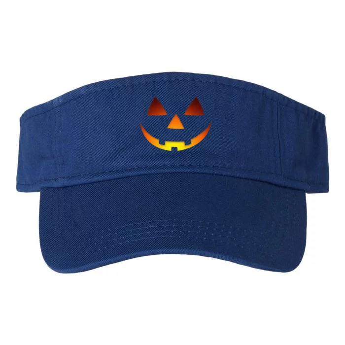 Happy Pumpkin JackOLantern Halloween Costume Funny Valucap Bio-Washed Visor