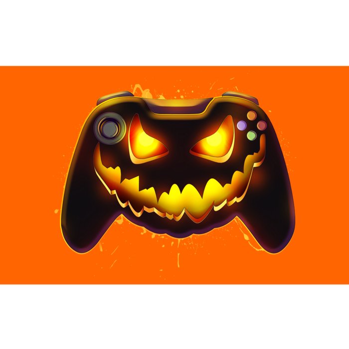 Halloween Pumpkin Jack O Lantern Face Video Game Controller Bumper Sticker