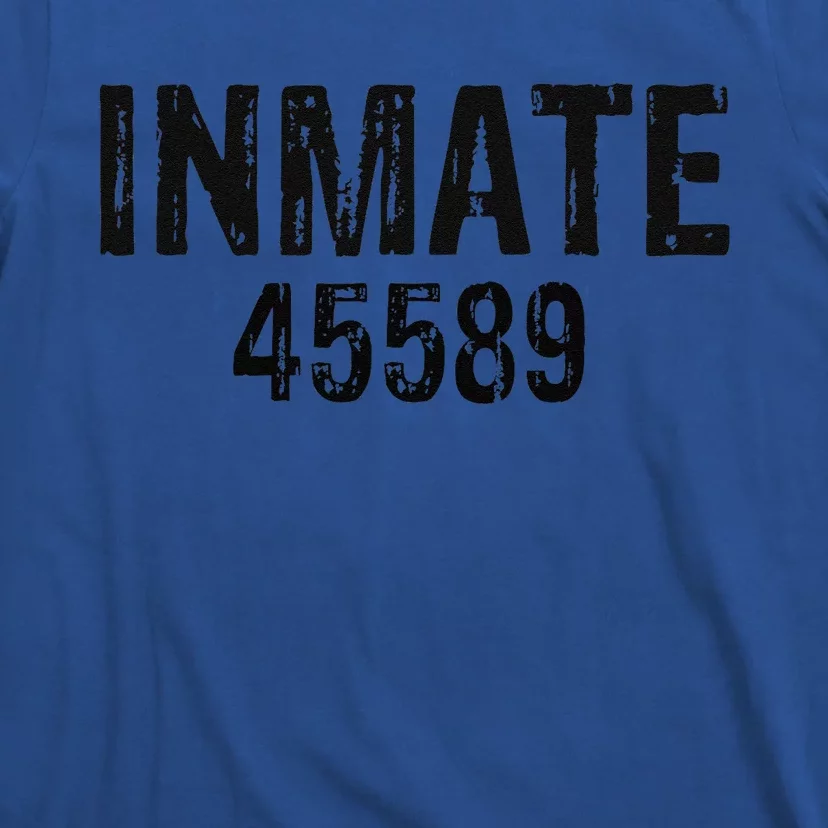 Halloween Prisoner Jail Inmate Costume T-Shirt