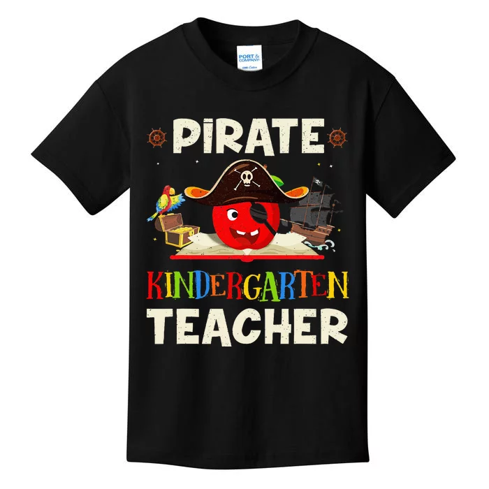 Halloween Pirate Kindergarten Teacher Costume for Pirate Day Kids T-Shirt