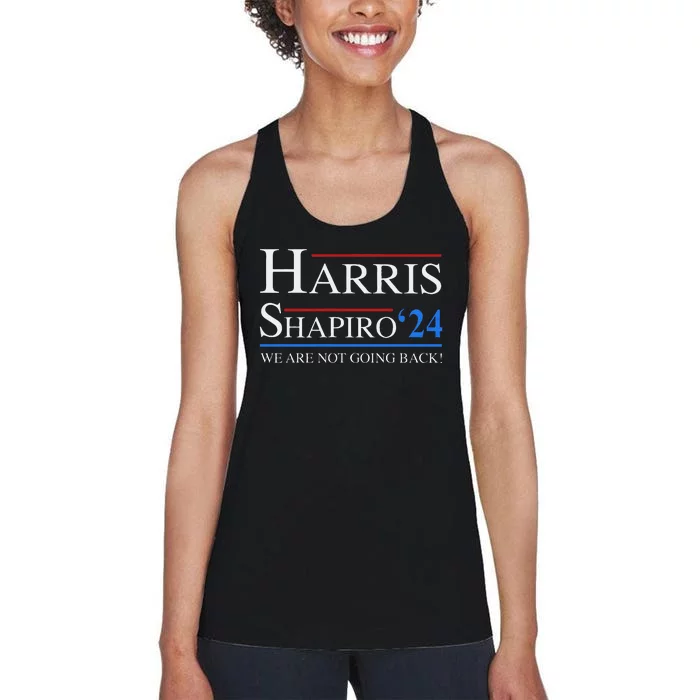 Harrisshapiro2024 President Kamala Harris 2024 Election Women's Racerback Tank