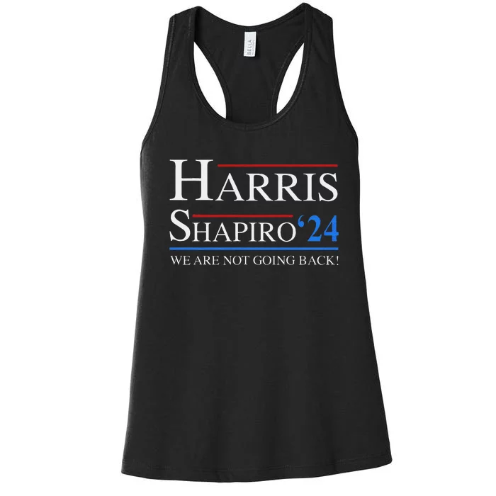 Harrisshapiro2024 President Kamala Harris 2024 Election Women's Racerback Tank