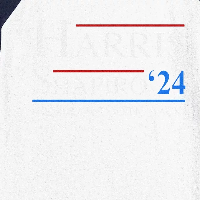 Harrisshapiro2024 President Kamala Harris 2024 Election Baseball Sleeve Shirt