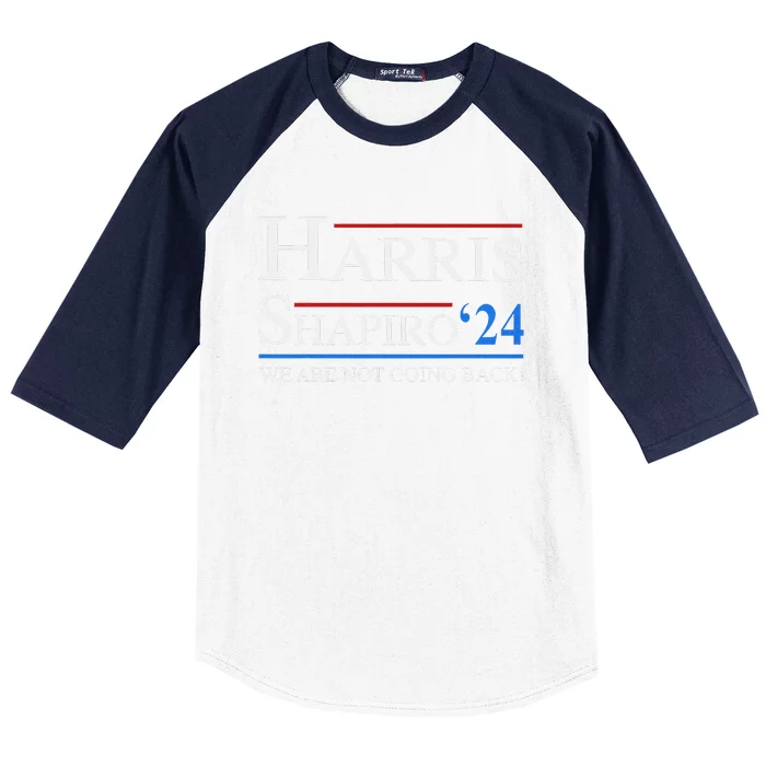 Harrisshapiro2024 President Kamala Harris 2024 Election Baseball Sleeve Shirt