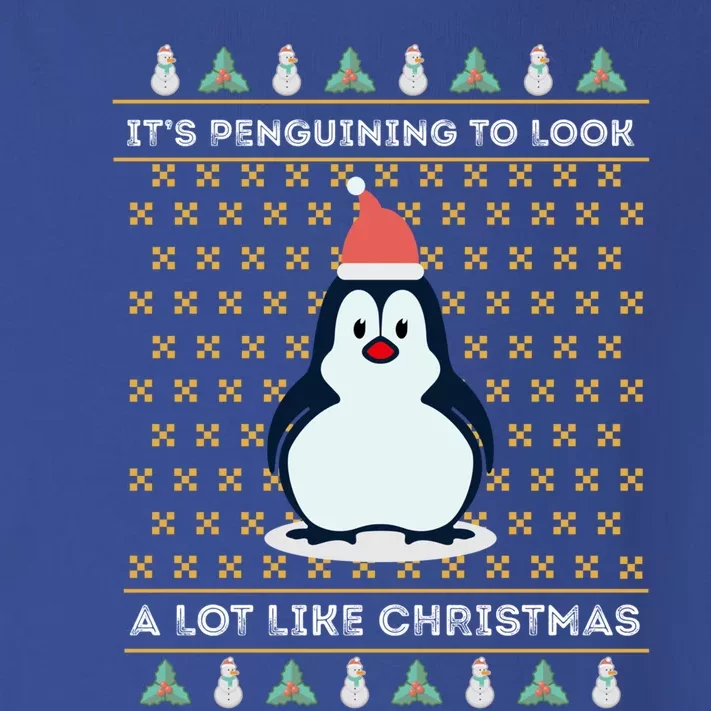 His Penguining Like Christmas Fun Penguin Christmas Cute Gift Toddler Long Sleeve Shirt