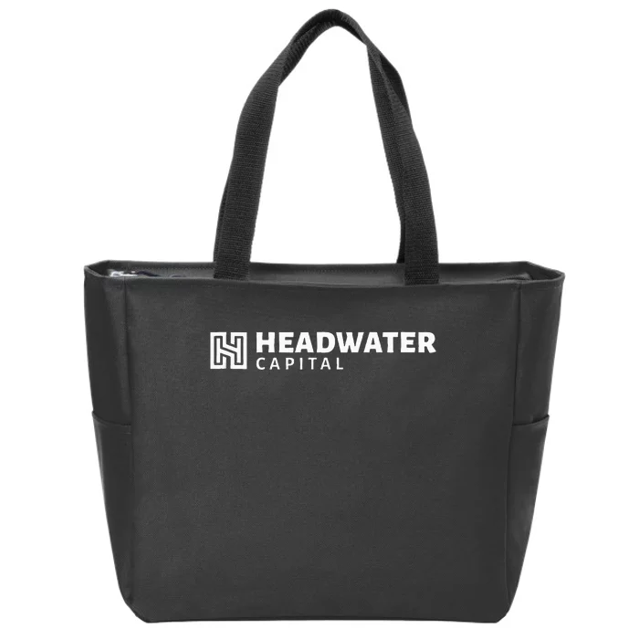 Headwater Properties Logo Wear Zip Tote Bag