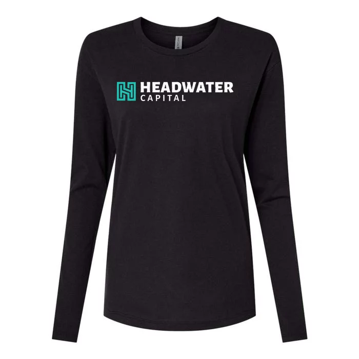 Headwater Properties Logo Wear Womens Cotton Relaxed Long Sleeve T-Shirt