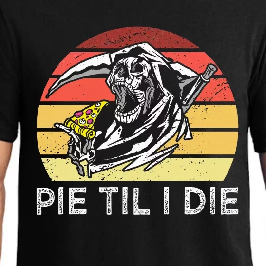 Halloween Pizza Lover Grim Reaper Fanatic for Life! Pajama Set