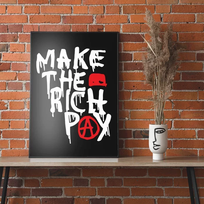 Hasan Piker Make The Rich Pay Poster