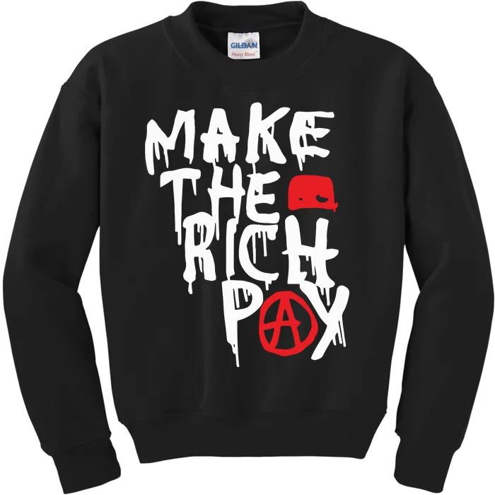 Hasan Piker Make The Rich Pay Kids Sweatshirt