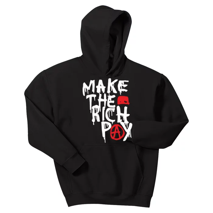 Hasan Piker Make The Rich Pay Kids Hoodie