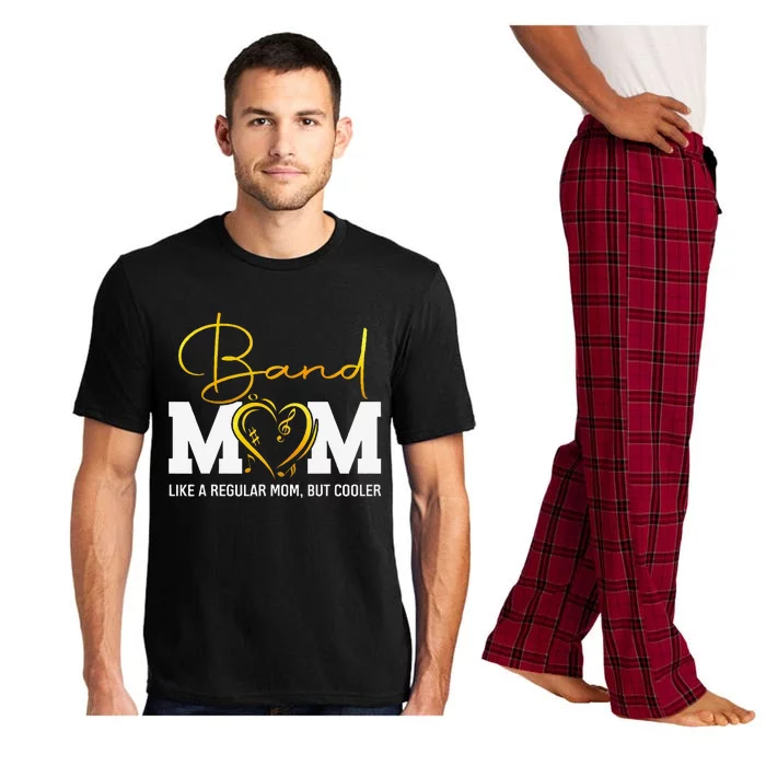 Heart Proud Marching Band Mom Like A Regular Mom But Cooler Pajama Set