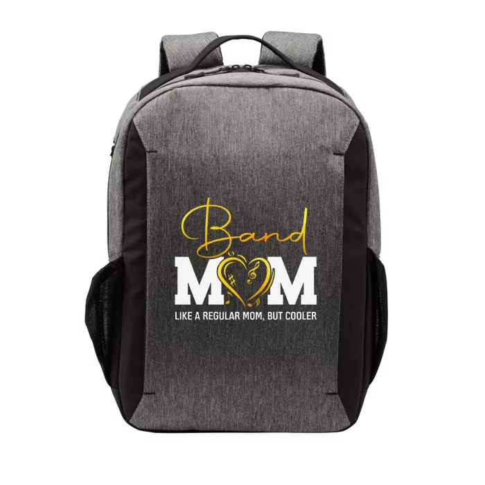 Heart Proud Marching Band Mom Like A Regular Mom But Cooler Vector Backpack