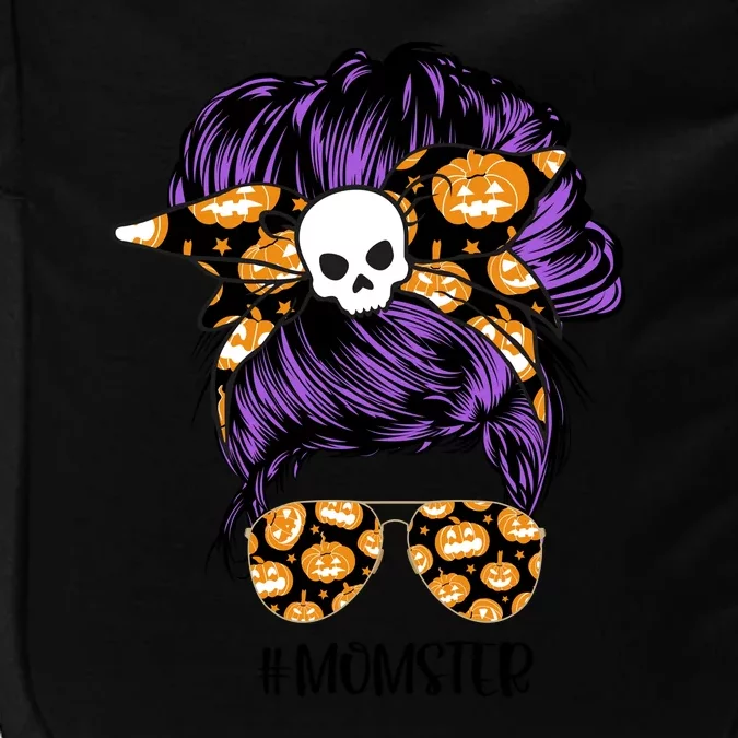 Halloween Pumpkin Momster Mom Impact Tech Backpack