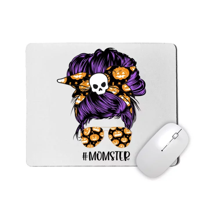 Halloween Pumpkin Momster Mom Mousepad