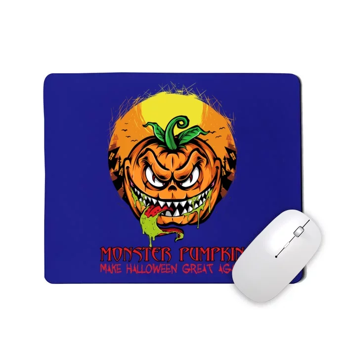 Horror Pumpkin Monster Make Halloween Great Again Boys Girls Gift Mousepad