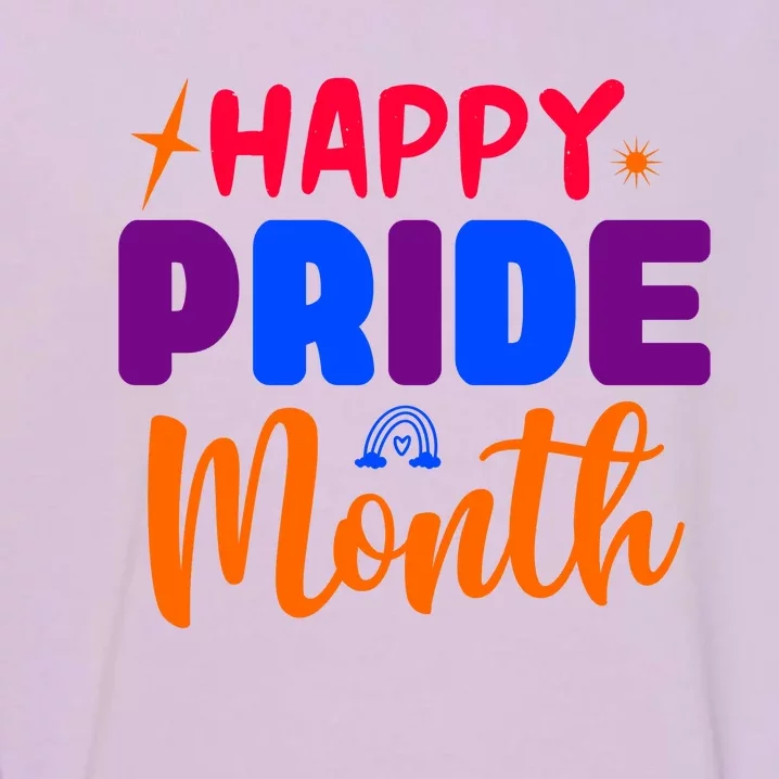 Happy Pride Month Celebration Garment-Dyed Sweatshirt