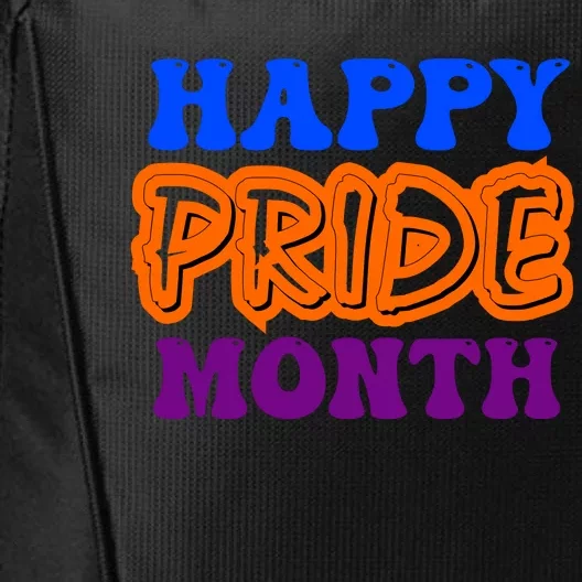 Happy Pride Month Celebration City Backpack