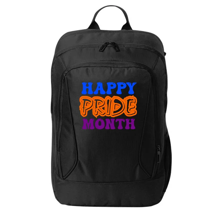 Happy Pride Month Celebration City Backpack