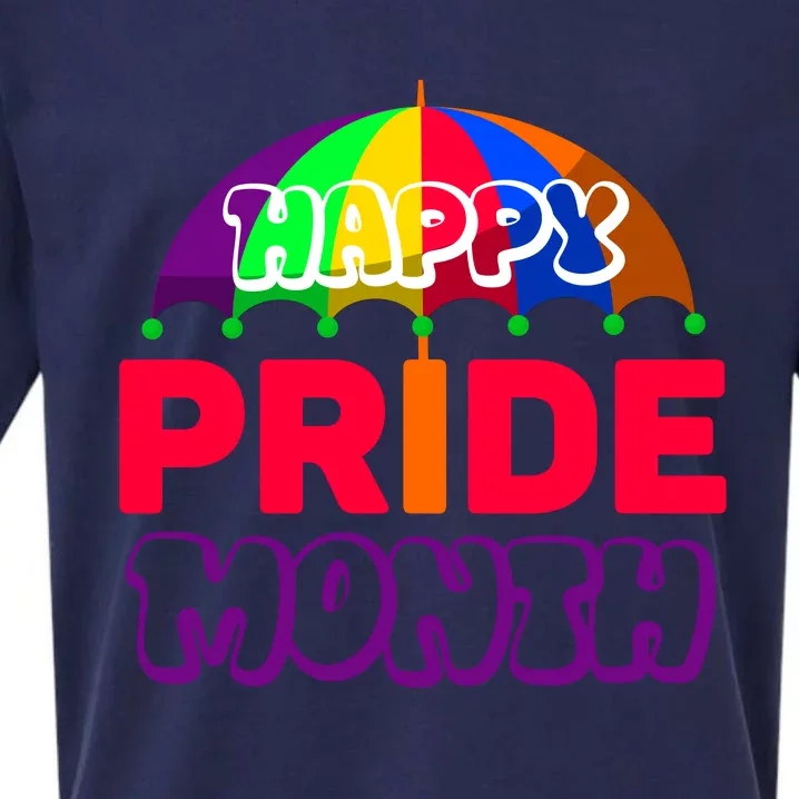 Happy Pride Month Celebration Sueded Cloud Jersey T-Shirt