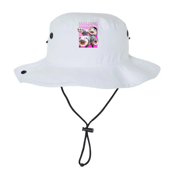 Hot Pink Moo Deng Hippo Meme Funny Legacy Cool Fit Booney Bucket Hat