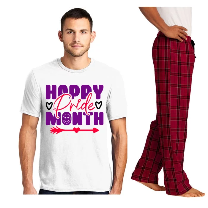 Happy Pride Month Celebration Graphic Pajama Set