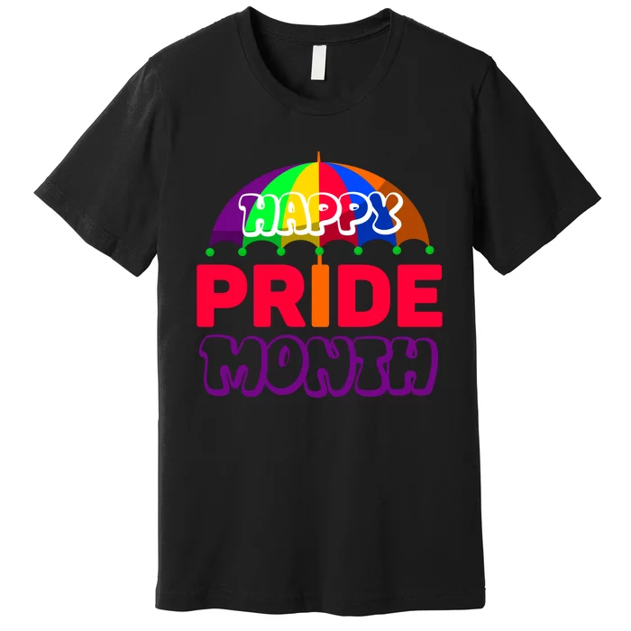 Happy Pride Month Celebration Graphic Premium T-Shirt