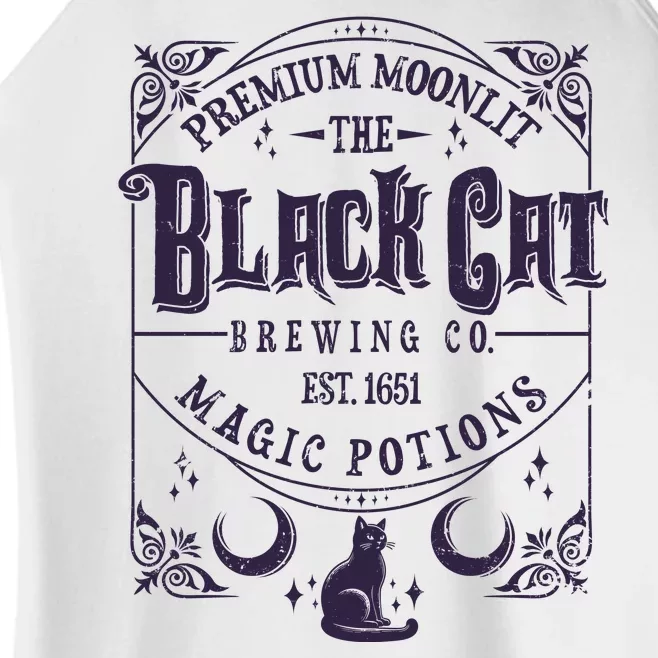 Halloween Premium Moonlit The Black Cat Magic Potions Est 1651 Women’s Perfect Tri Rocker Tank