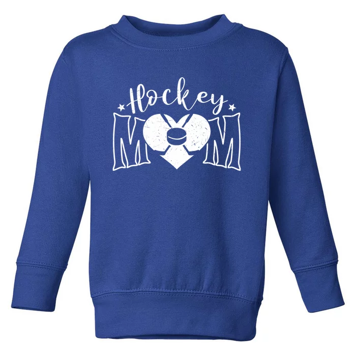 Hockey Players Mom Happy Mothers Day Cute Mama Graphic Gift Toddler Sweatshirt