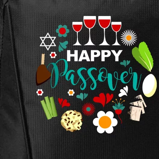 Happy Passover Meal Seder Dinner City Backpack