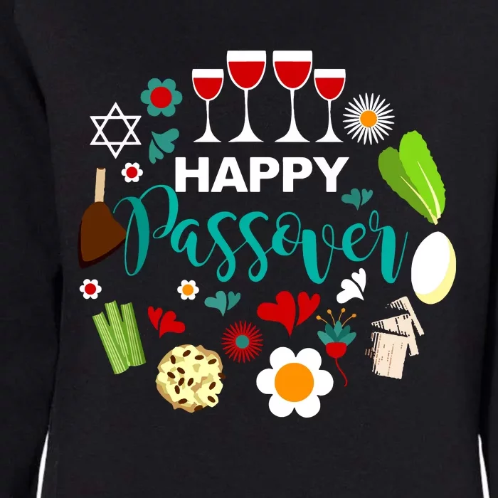 Happy Passover Meal Seder Dinner Womens California Wash Sweatshirt