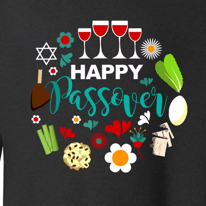 Happy Passover Meal Seder Dinner Toddler Sweatshirt