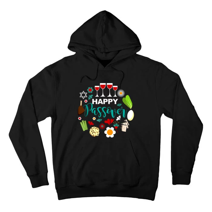 Happy Passover Meal Seder Dinner Tall Hoodie