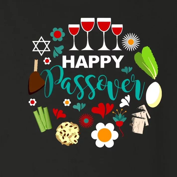 Happy Passover Meal Seder Dinner Toddler Long Sleeve Shirt