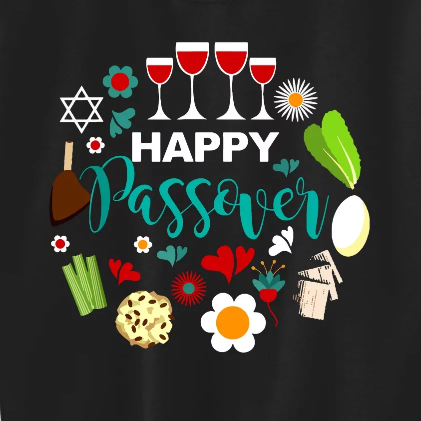 Happy Passover Meal Seder Dinner Kids Sweatshirt