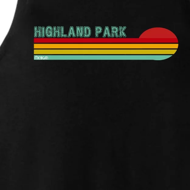 Highland Park Michigan Ladies Tri-Blend Wicking Tank