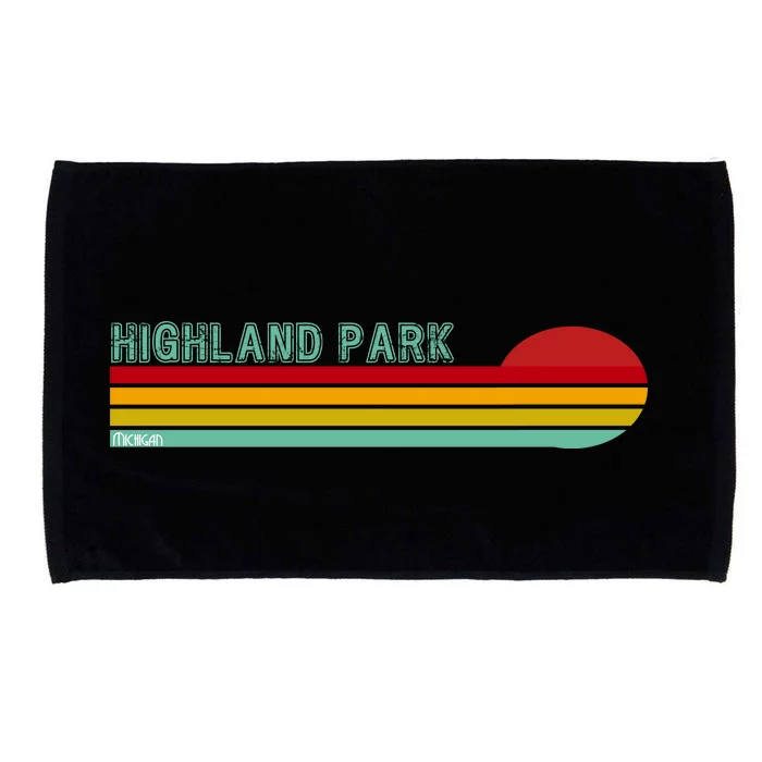 Highland Park Michigan Microfiber Hand Towel