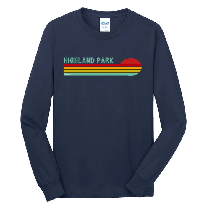 Highland Park Michigan Tall Long Sleeve T-Shirt