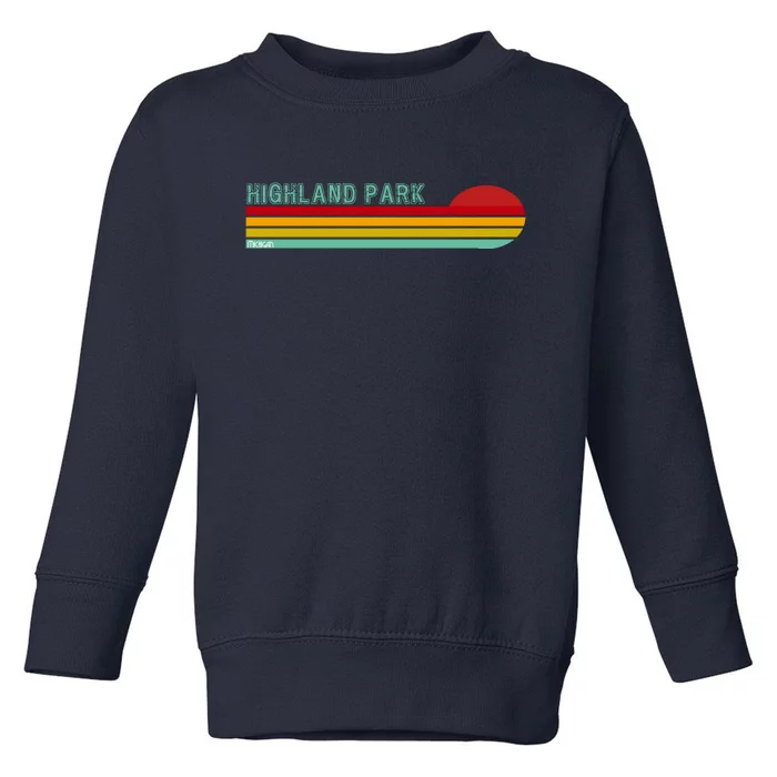 Highland Park Michigan Toddler Sweatshirt