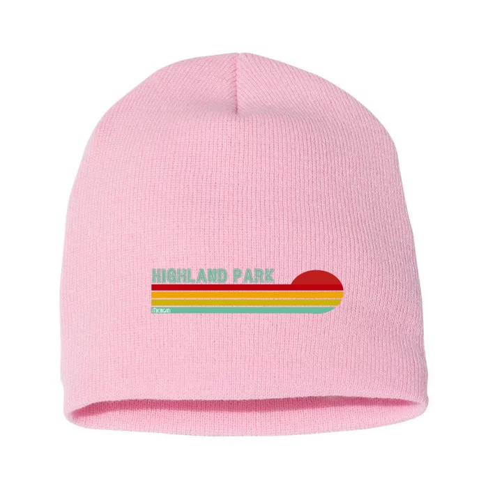 Highland Park Michigan Short Acrylic Beanie