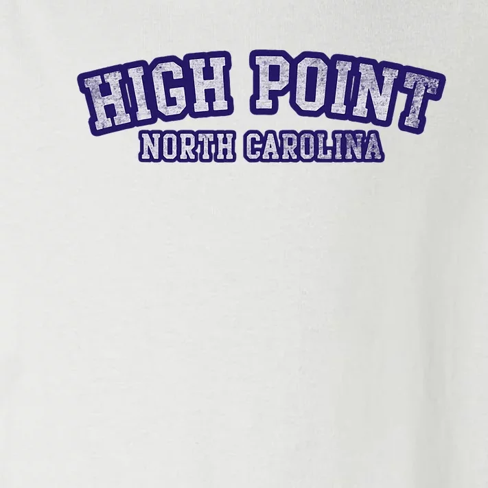 High Point North Carolina Athletic Text Sport Style Toddler Long Sleeve Shirt