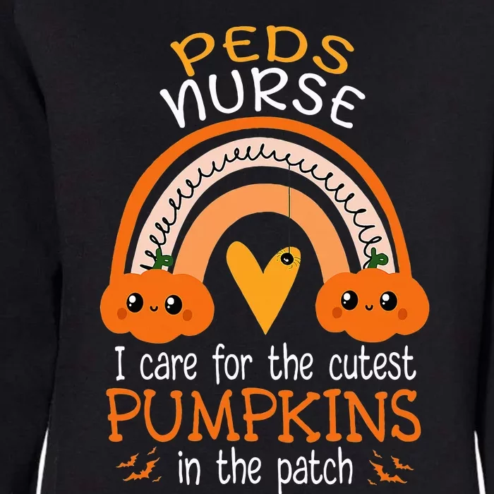 Halloween Pediatric Nurse PEDS RN Pediatrician Rainbow Fall Womens California Wash Sweatshirt