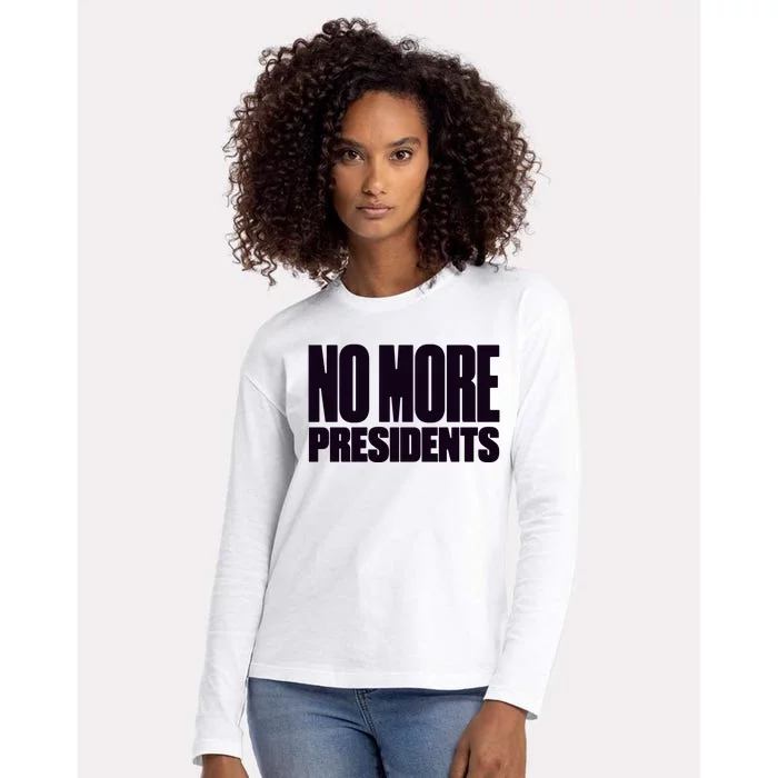 Hasan Piker No More Presidents Womens Cotton Relaxed Long Sleeve T-Shirt