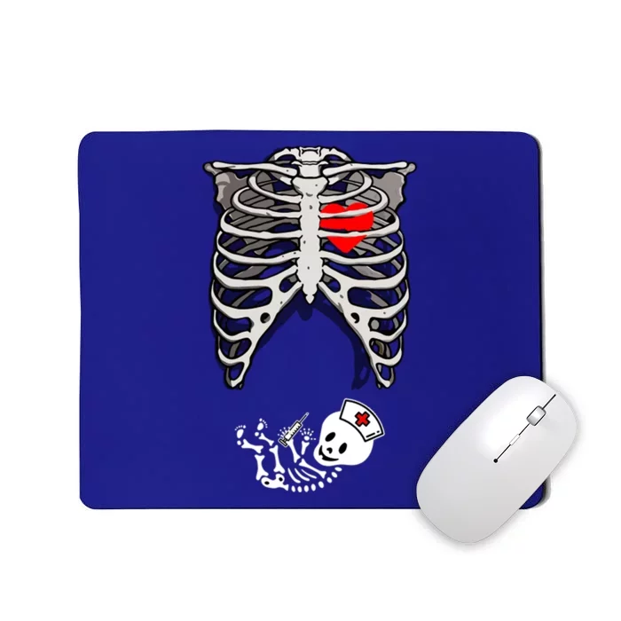 Halloween Pregnancy Nurse Skeleton Dad Mom Costume Cool Gift Mousepad