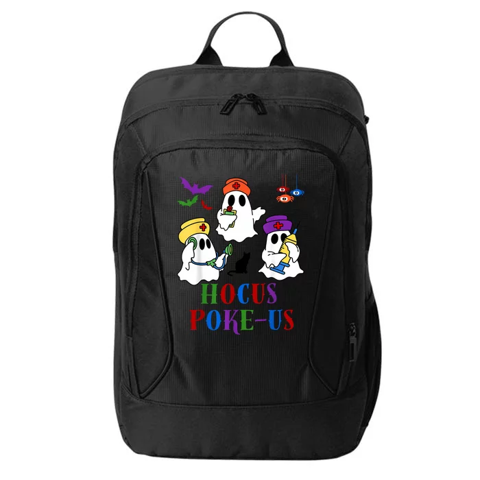 Hocus Pokeus Nurse Halloween Medical Phlebotomy Injection City Backpack