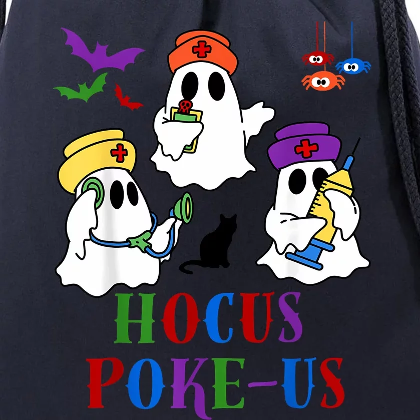 Hocus Pokeus Nurse Halloween Medical Phlebotomy Injection Drawstring Bag